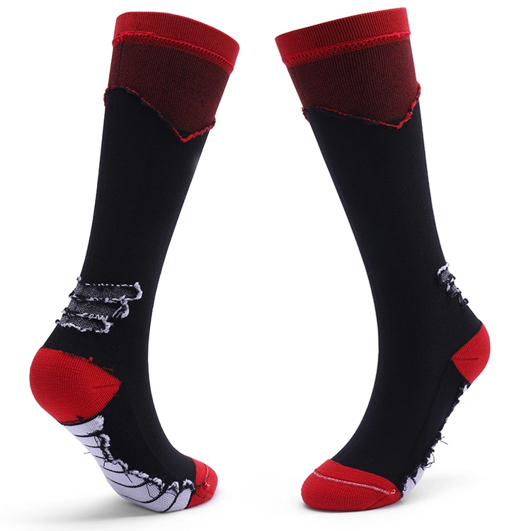 Men′ S and Women′ S Long-Tube Pressure Socks Outdoor Cycling Running Socks Thickened Marathon Compression Socks