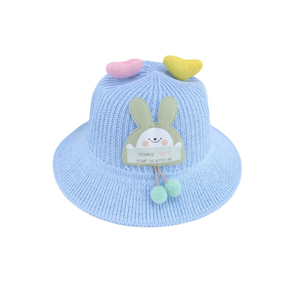 Wholesale Floral Straw Paper Sun-Proof Unisex Children Fashionable Beach Baseball Bucket Hat