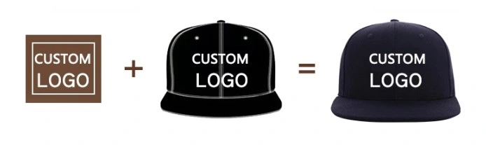 Personalized Embroidered New Hip-Hop Fitted 3D Logo Flat Peak Snapback Cap