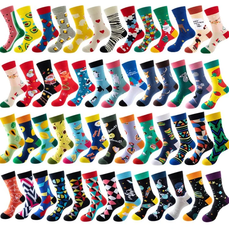 Liou Socks Factry Hot Sell Men′ S and Women′ S Fashion Trend Crew Socks Custom Logo