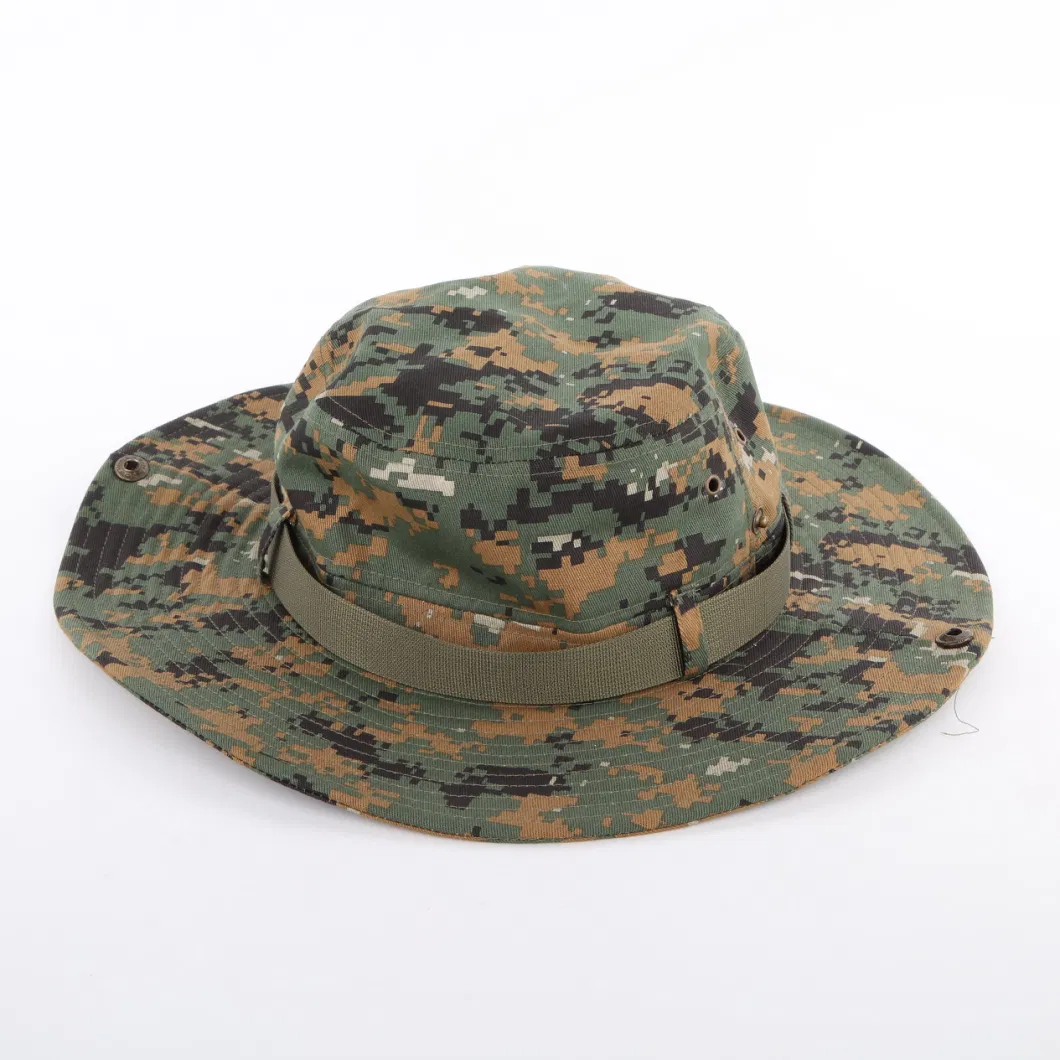 Fisherman Wide Brim String Bucket Hat